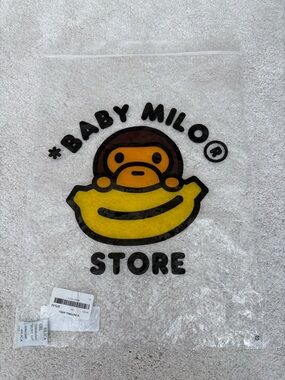 BAPE Bathing Ape Baby Milo zip top storage bag
